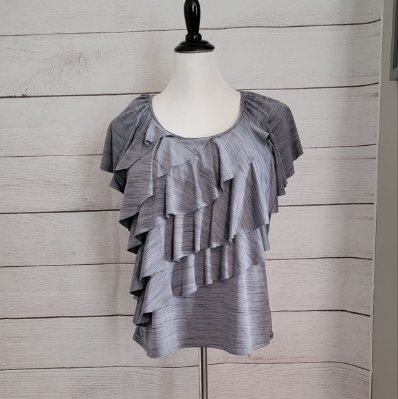 7 for $35 - Elementz Short Sleeve Blouses - Size XLarge (7 pieces) - Picture 8 of 12